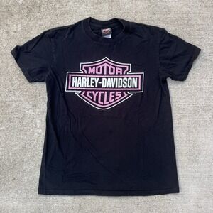 Harley Davidson T-Shirt Biker Motorcycle Y2K Streetwear‎